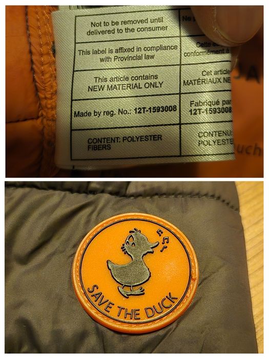 Geacă lux Save the duck, Tehnologie Plumtech, Ultra Light, Bărbați - M