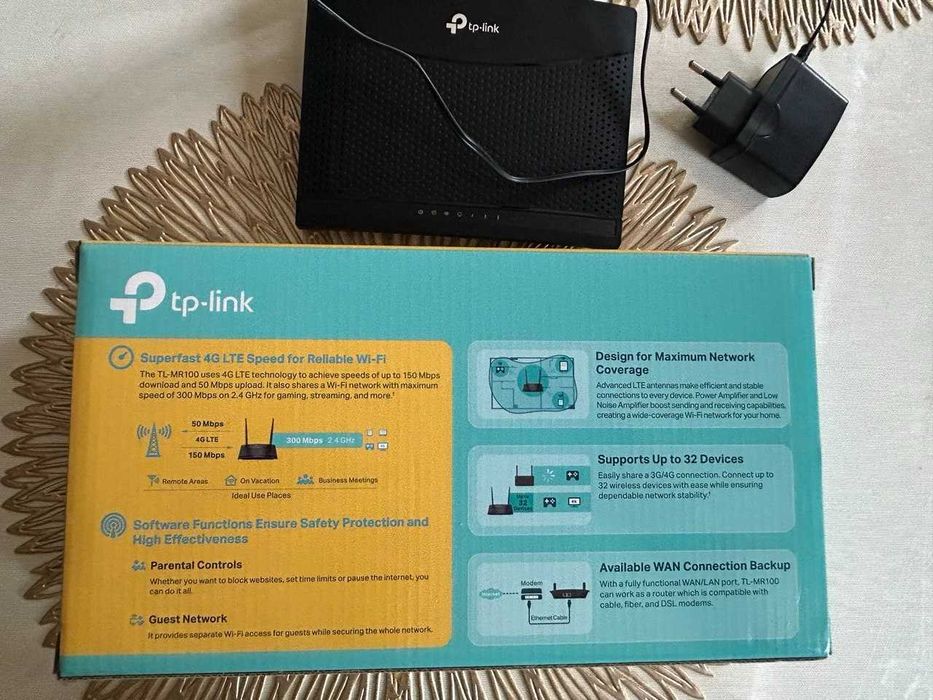 Роутер Wi-Fi TP-LINK TL-MR100