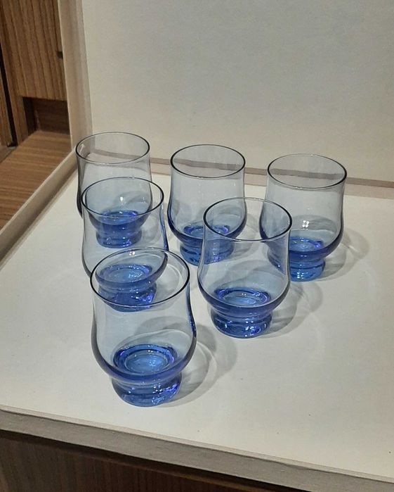 Посуда  из советского хрусталя и богемского стекла .