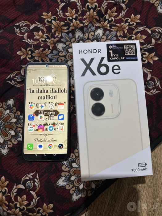Honir X6e yengi telfon 15kun ishlatildi