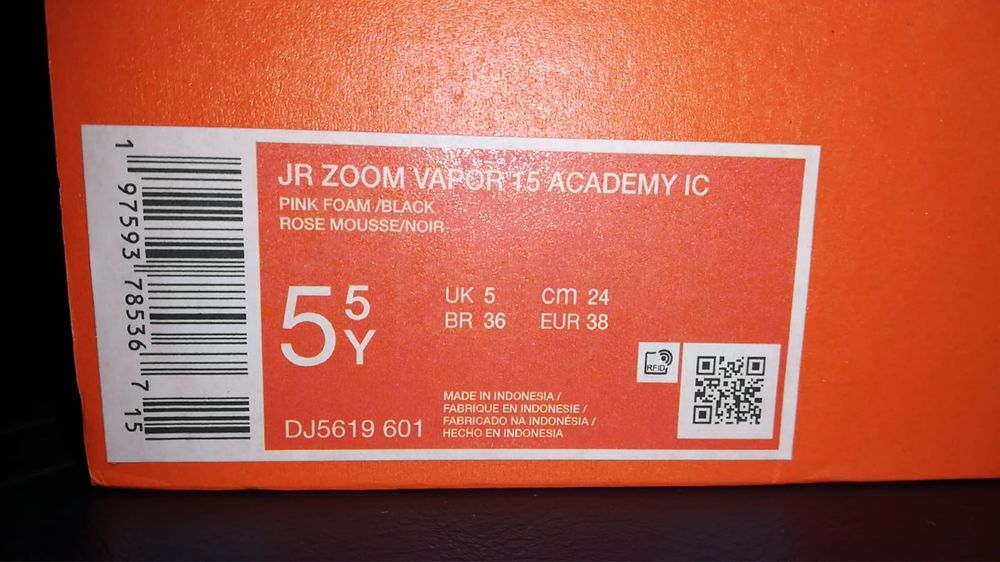 Nike Pantofi Sport JR ZOOM VAPOR 15 ACADEMY IC