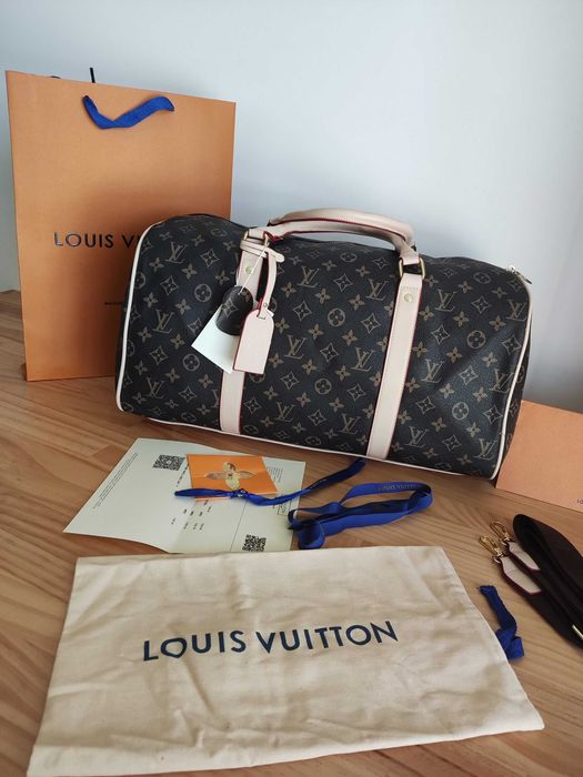 In stoc voiaj, geanta sport piele Louis Vuitton 1109.10