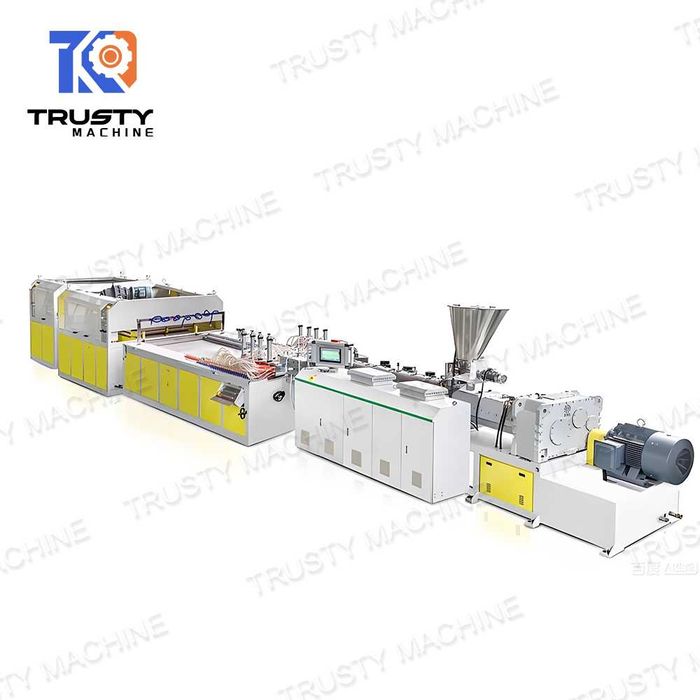 Оборудование Линия для производства дверного полотна из ДПК дерево-ПВХ