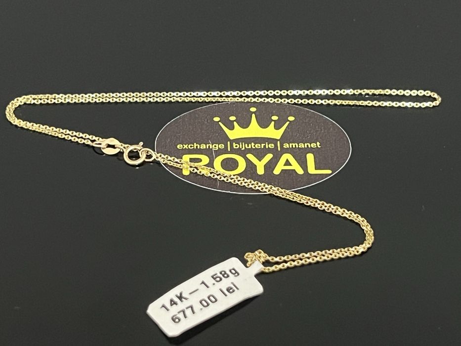 Bijuteria Royal CB : Lant aur 14k 1,58 grame