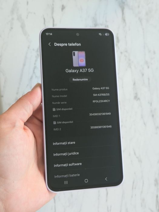 Vand/Schimb Samsung A37 128gb