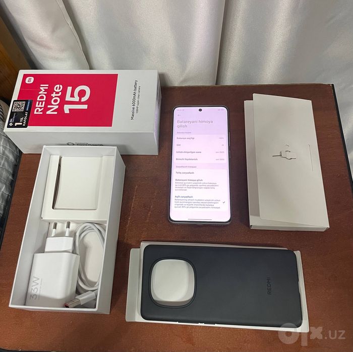 Redmi note 15 ideal 6/128 tali kar dak full