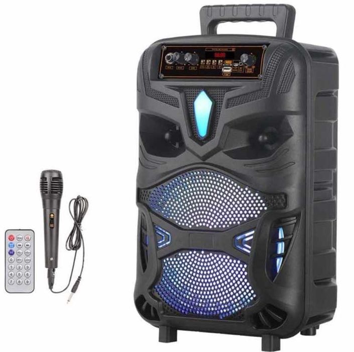 Караоке тонколона с Bluetooth NDR-P55 8'' и микрофон