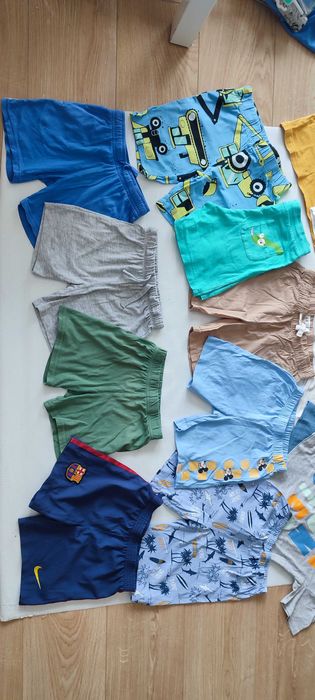 Лот летни детски дрехи за момче 110 - 116 H&M,Zara ,Nike  - всичко заедно се продава