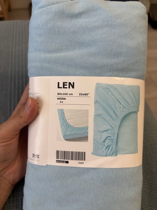 Новая прстыня Ikea LEN