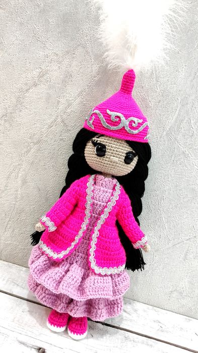 Кукла вязаная Казашка