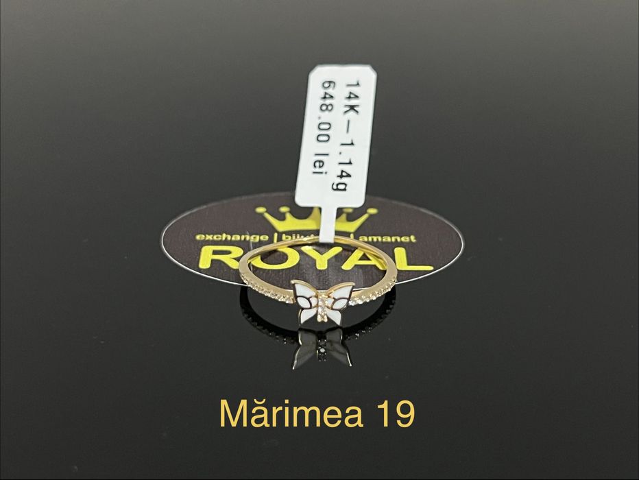 Bijuteria Royal CB : Inel dama aur nou 14k 1,14gr