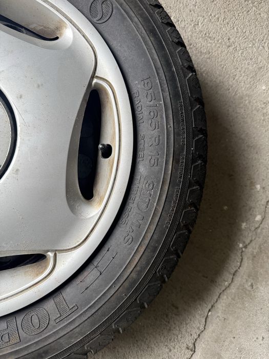 Стоманени джанти Mercedes 5x112 с гуми 195/65 R15
