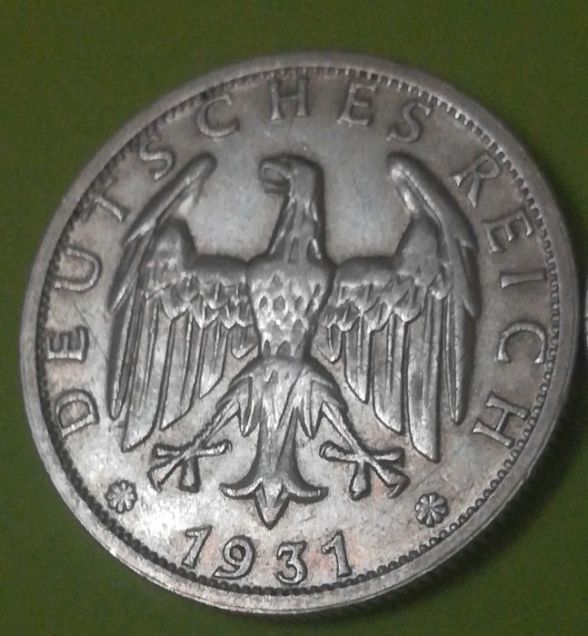 РАйх марки 1931г. букви F, D и Е