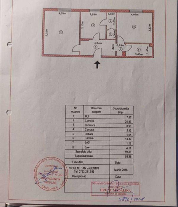 Apartament 2 camere, Proprietar