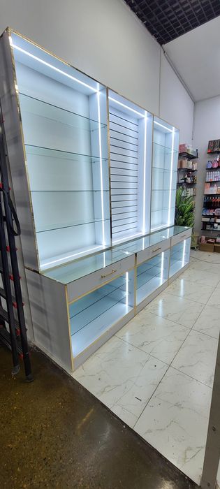 мебель на заказ. Do'kon magazn uchun polka, stelaj, vitrina, shkaf,