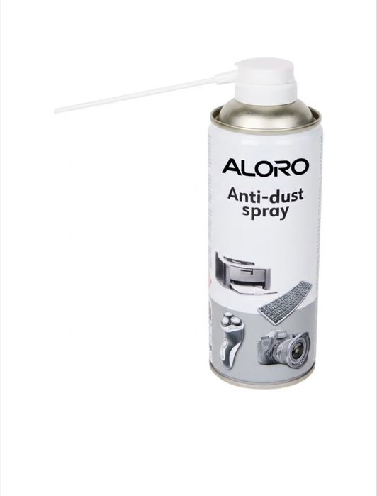 Spray cu Aer Comprimat pentru Curatare Electronice si PC, Aloro®, 400 ml, Jet Puternic, Ideal pentru Tastaturi, Laptopuri si Componente IT