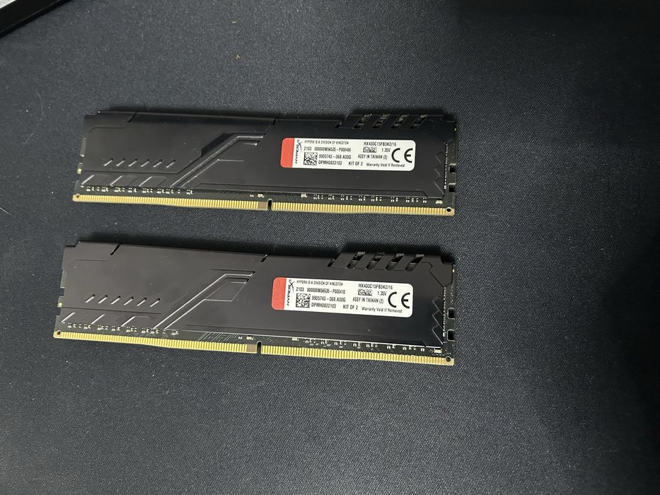 HyperX Fury Black DDR4 16GB (2x8GB)