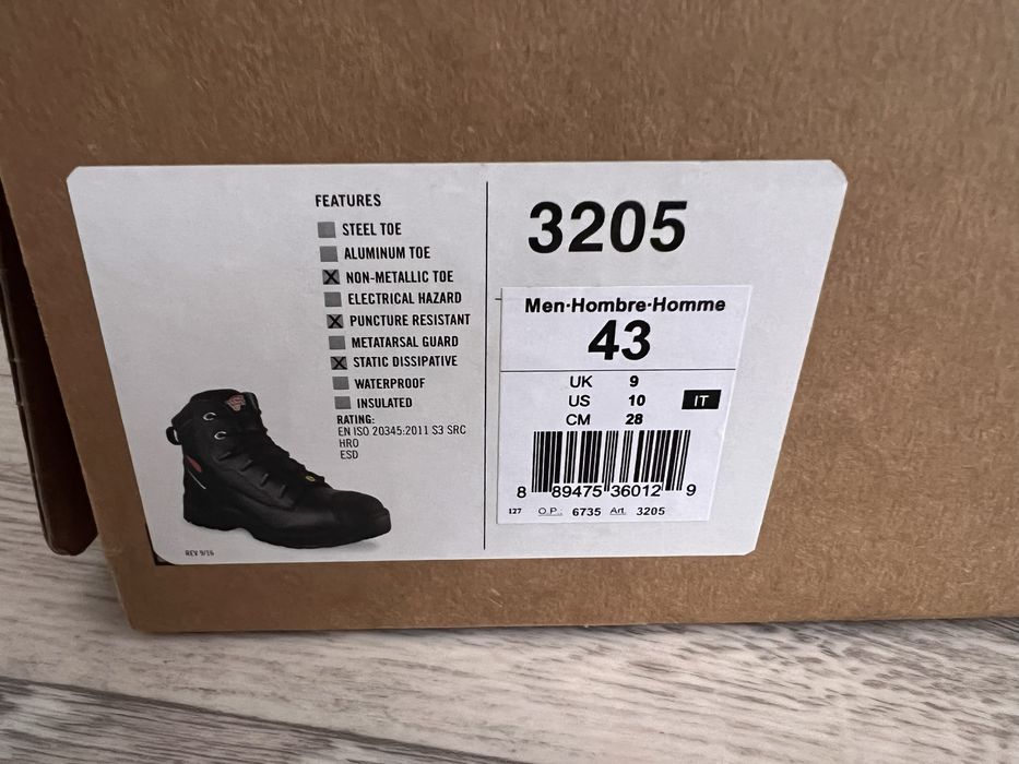 Продам safety обувь Red Wing