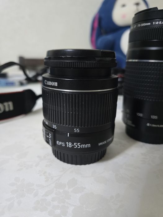 Canon 600d с 3 обьективами
