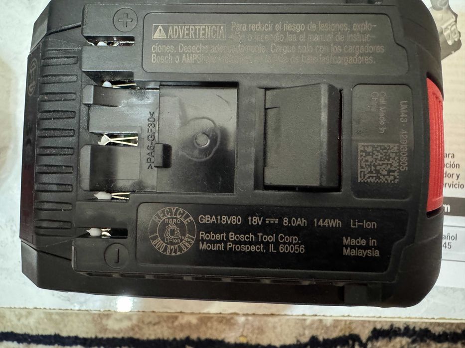 Перфоратор Bosch GBH18V-26DN Professional–Аккумуляторный, SDS-plus