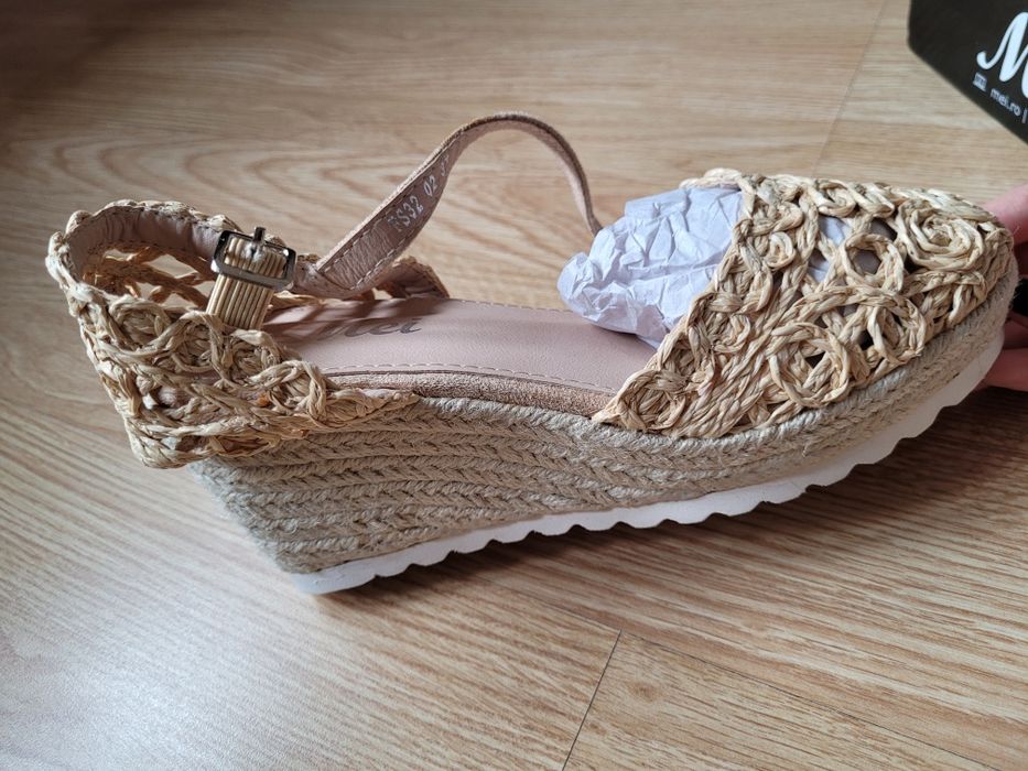 Sandale toc inalt 37 Mei 7 cm