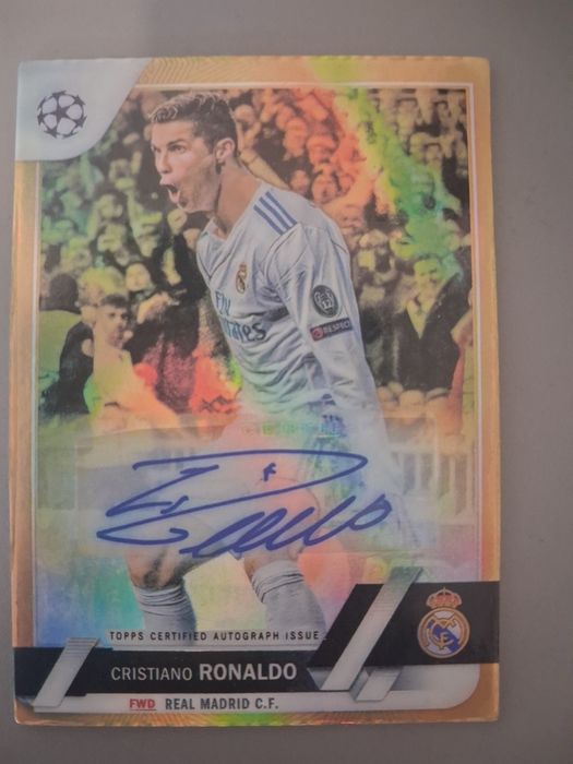 On card C.Ronaldo autograf