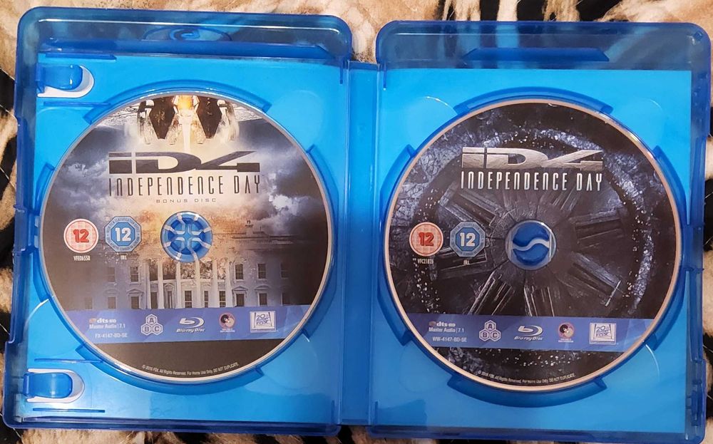Blu-ray Sci-Fi Independence Day 1 & 2 + Ender’s Game Lenticular