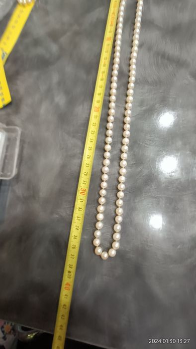 Vind colier din perle Akoya cu închizătoare din aur 14kt