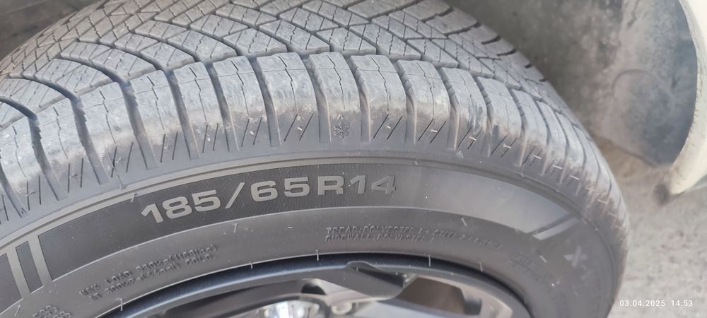 Продам диски R14 с резиной новые пробег 100 км