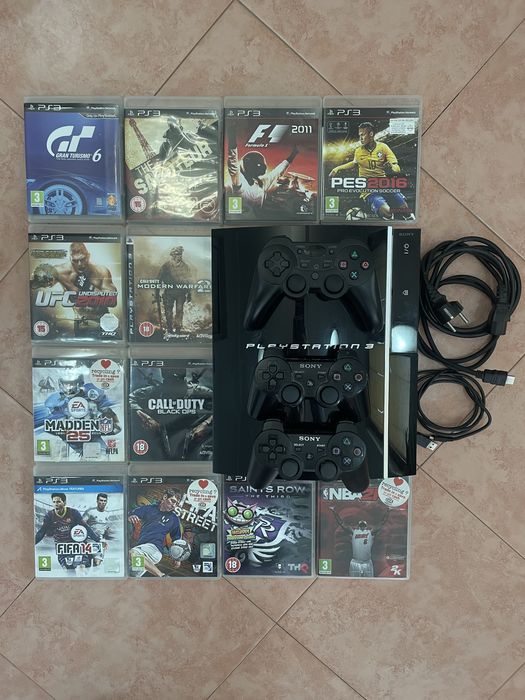 Playstation 3 Плейстейшън 3 с 12 игри!