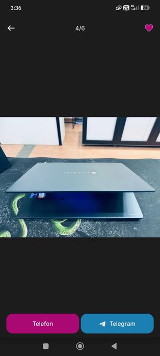 Dynabook cor i7 8/256gb