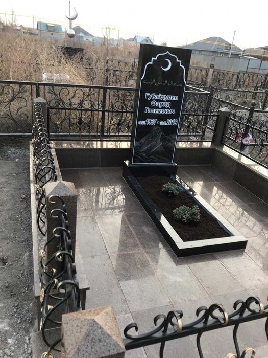 Облицовка могилы плиткой