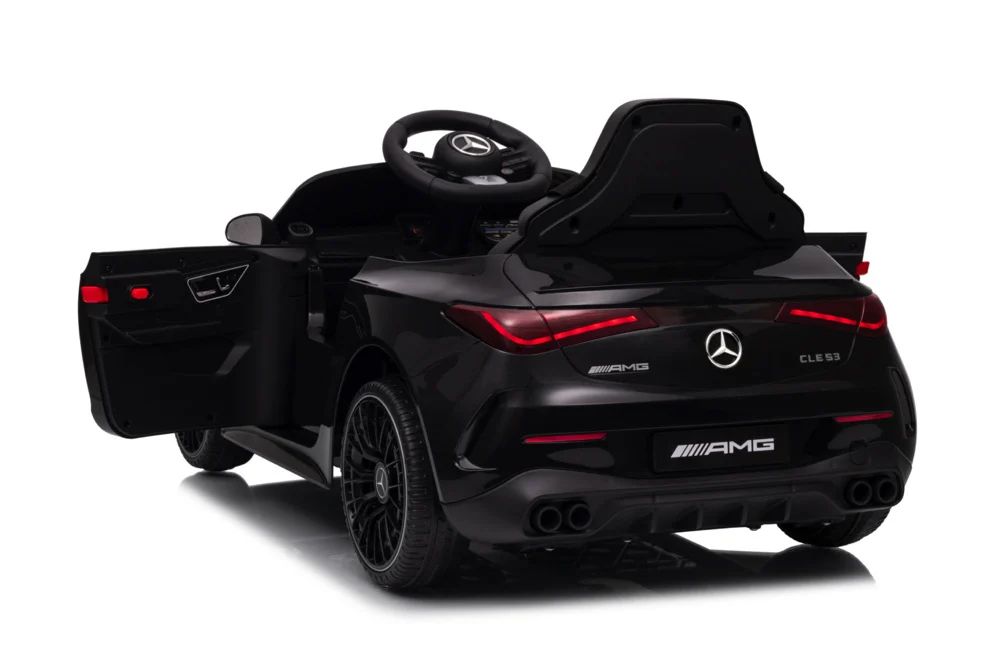 Mercedes amg cle 53 12v – детска акумулаторна кола, черна, eva гуми