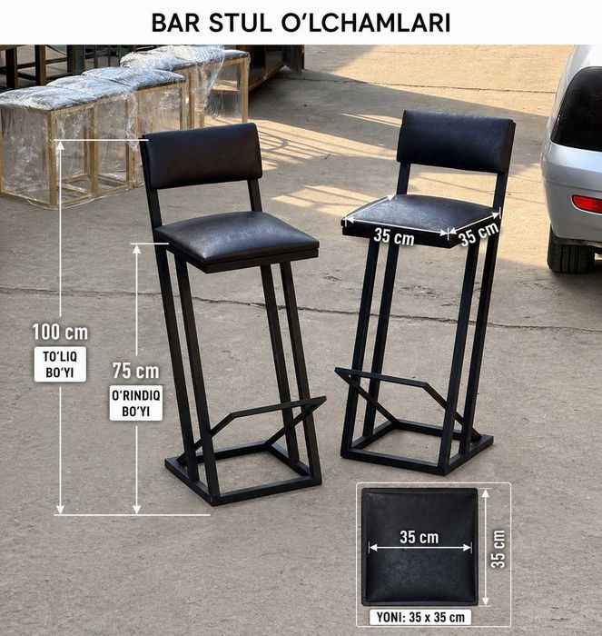 Барный стул со спинкой мягкий, Oshxona uchun bar stul yumshoq