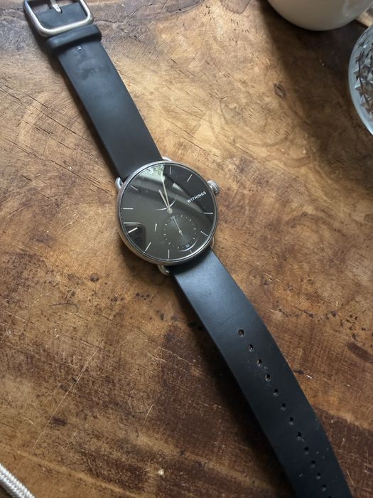 Smartwatch Hibrid Withings ScanWatch (HWA09) - 38mm - EKG, SpO2, Autonomie mare