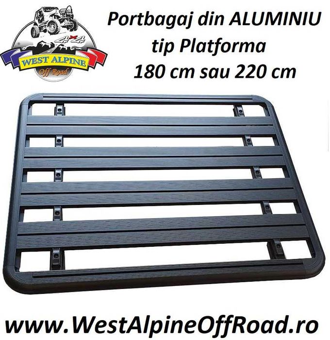 Portbagaj MITSUBISHI PAJERO MK3 MK4 V60 V80 - ALUMINIU - TIP platforma