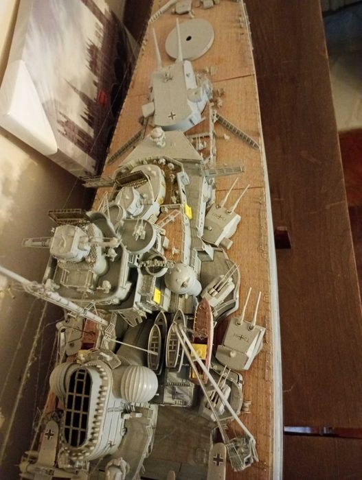 Macheta cuirasat Bismarck