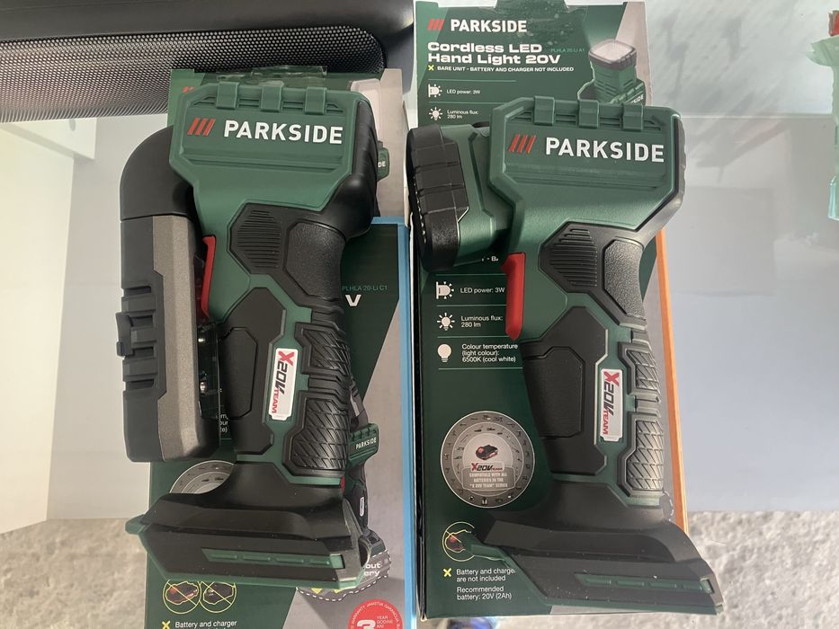 Lanternă parkside 20V si 12V
