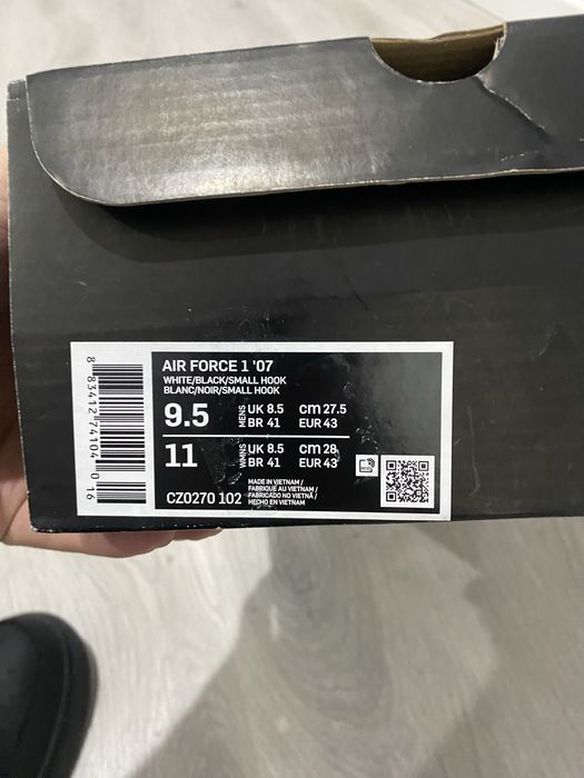 Nike air fors 1 black