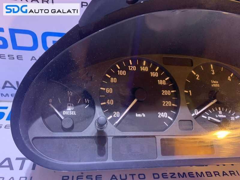 Ceas Ceasuri Cluster Instrumente Bord BMW Seria 3 E46 2.0 D 1998 - 2006 Cod 6910277 0263606307