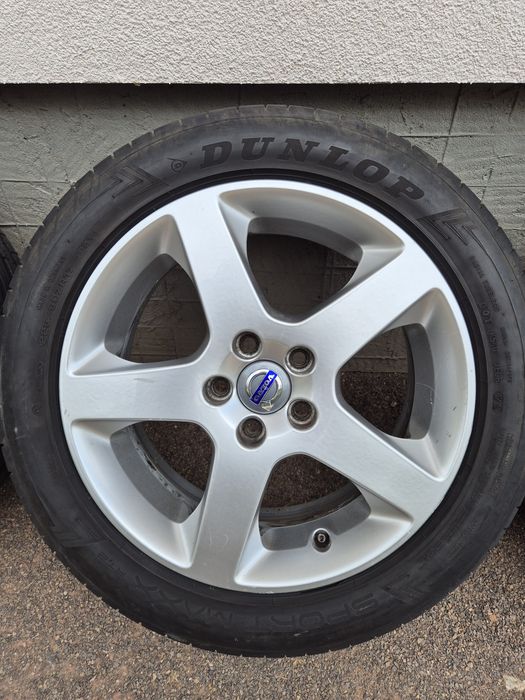 Volvo - aлуминиеви джанти 17 5x108 с гуми Dunlop - 225/50/17