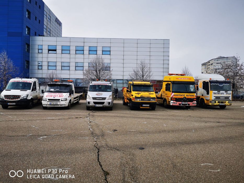 Tractari Auto, servicii Macara, platforma auto Vaslui