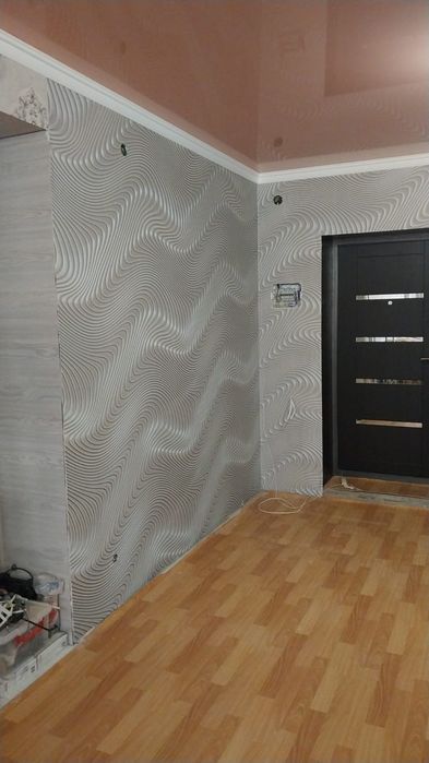 Поклейка обоев, ремонт