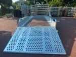 Remorca noua marca Niewiadow transport utilaje L406 / 3 axe / 3500 kg