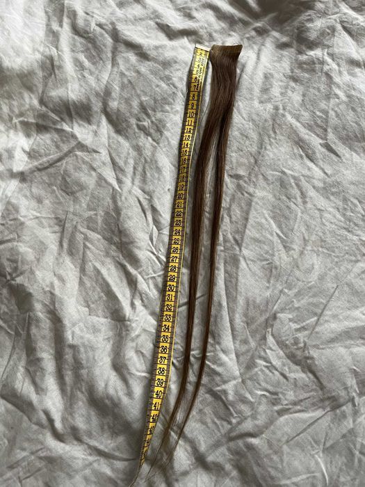 100 % юношеска ,естествена коса на стикери