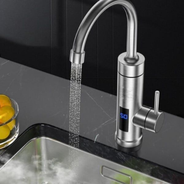 Baterie buc instant electrica, 3600W, afisaj temperatura LED, Inox