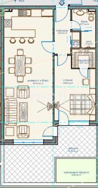 Продава се Двустаен апартамент в София, Витоша - 85 кв.м за 1424 €/кв.м - Снимка #6