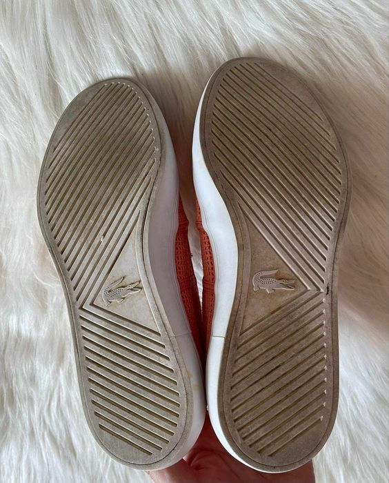 Espadrile corai pentru fete/femei, nr 37, Lacoste