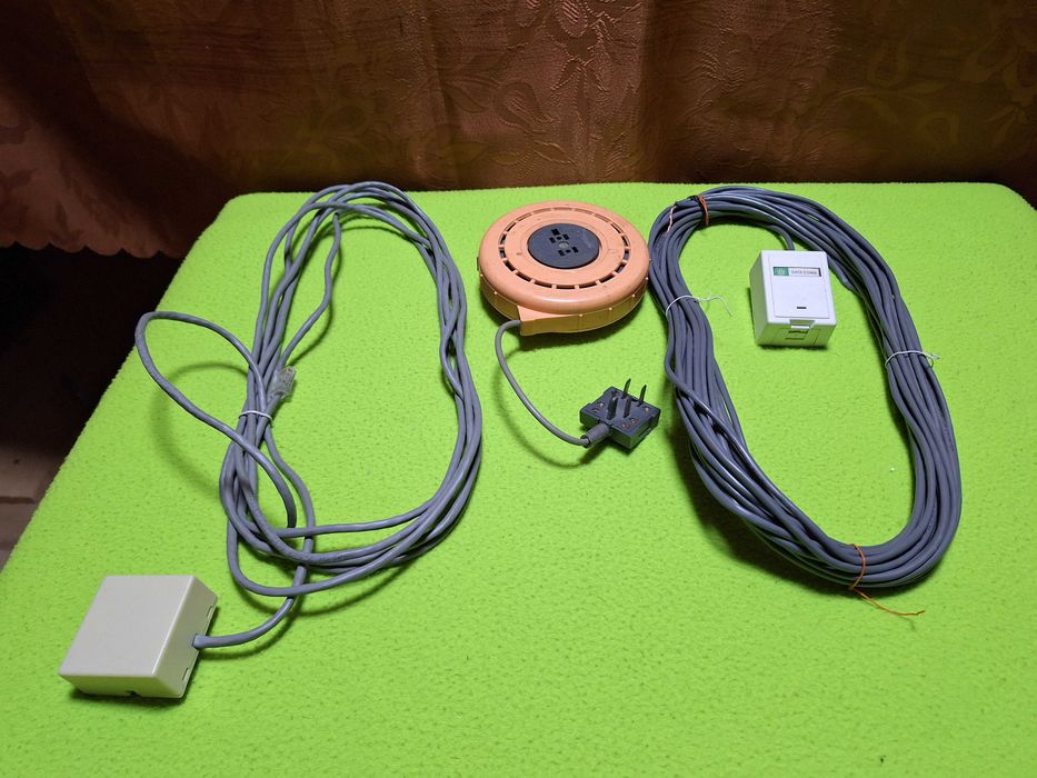 Cablu telefonie fixa cu prize, set buc = 3