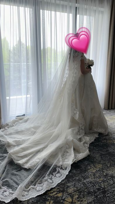 Свадебное платье ручной работы